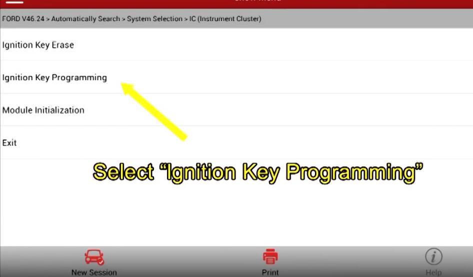 How-to-program-Ford-Focus-Anti-theft-key-by-Launch-X431V+16